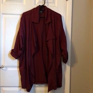 Over-Sized jacket in maroon